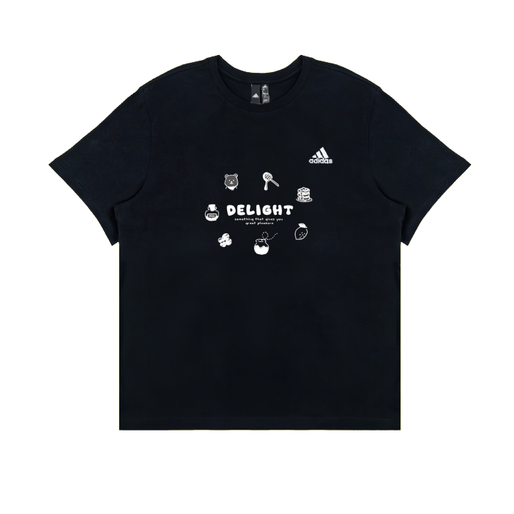 Adidas Adidas T Shirts Unisex Black Crew Neck Moderate Straight Fit