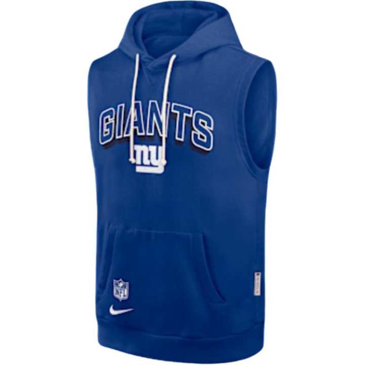 Nike Nike New York Giants Sideline Men's Nike Dri-FIT Nfl Sleeveless Pullover Hoodie