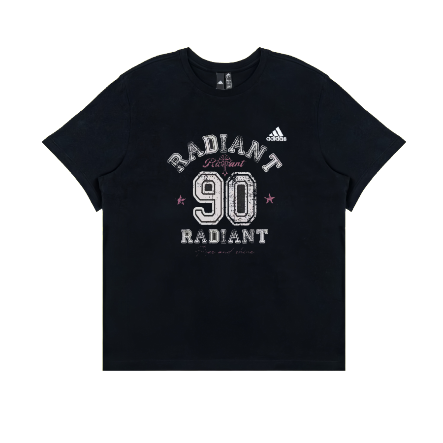 Adidas Adidas T Shirts Unisex Black Crew Neck Moderate Straight Fit