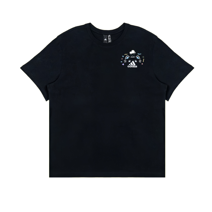 Adidas Adidas T Shirts Unisex Black Crew Neck Moderate Straight Fit