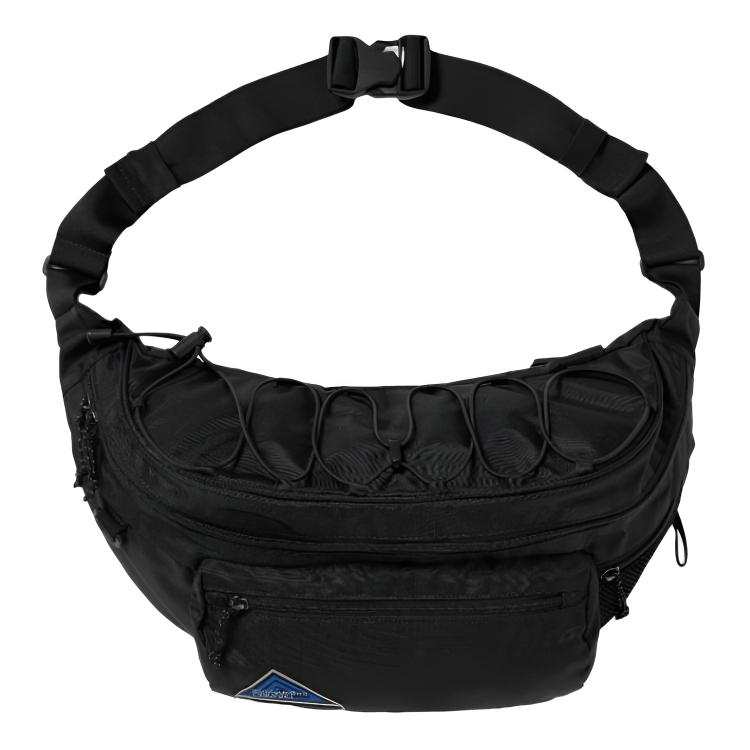 Thisisneverthat Nylon Fanny Pack Unisex Black