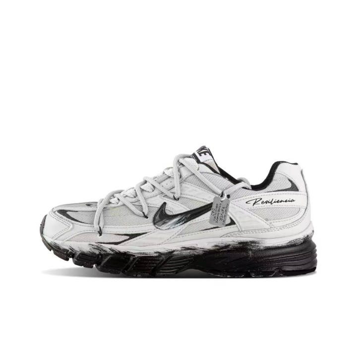 Nike Nike Initiator Cushioning Breathable Support Low top Running Shoes Unisex Black White