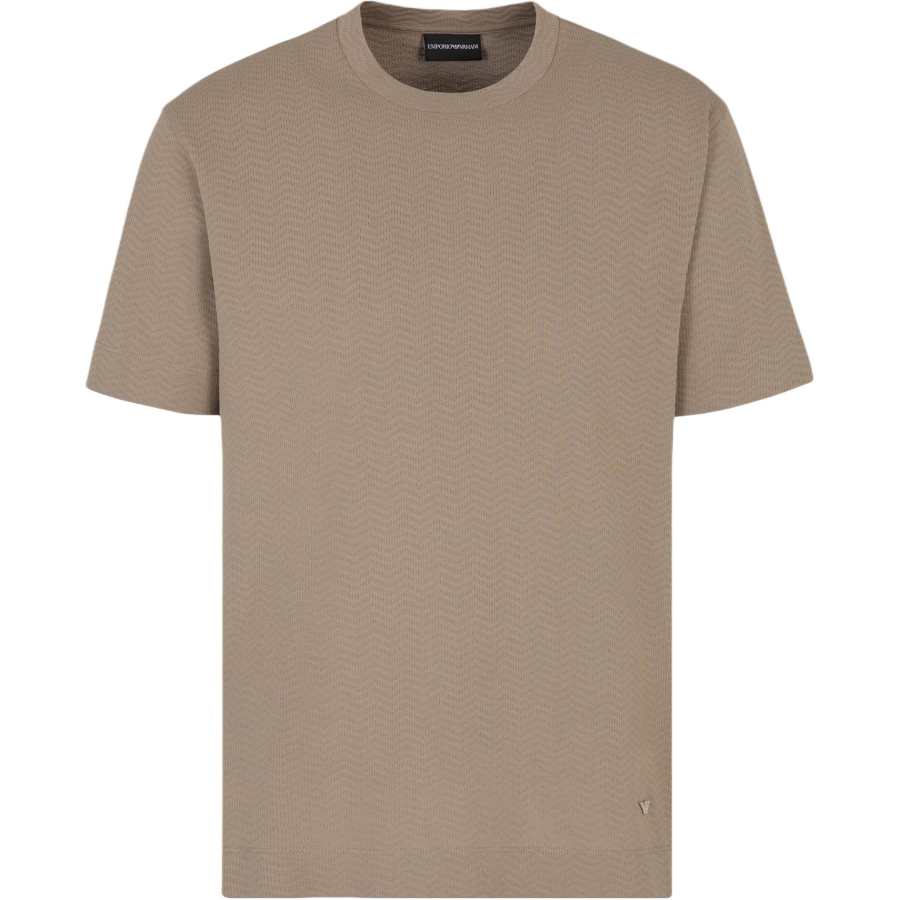 EMPORIO ARMANI Asv Jacquard Jersey T Shirt