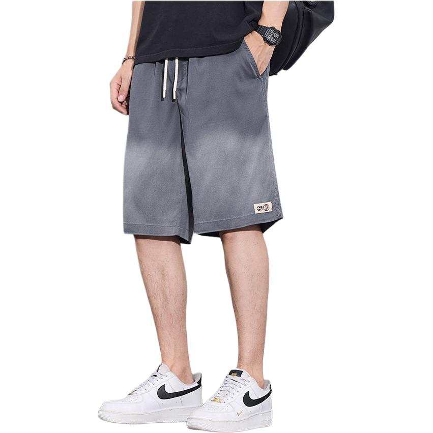 Tonlion Casual Shorts Unisex Dark Gray Thin