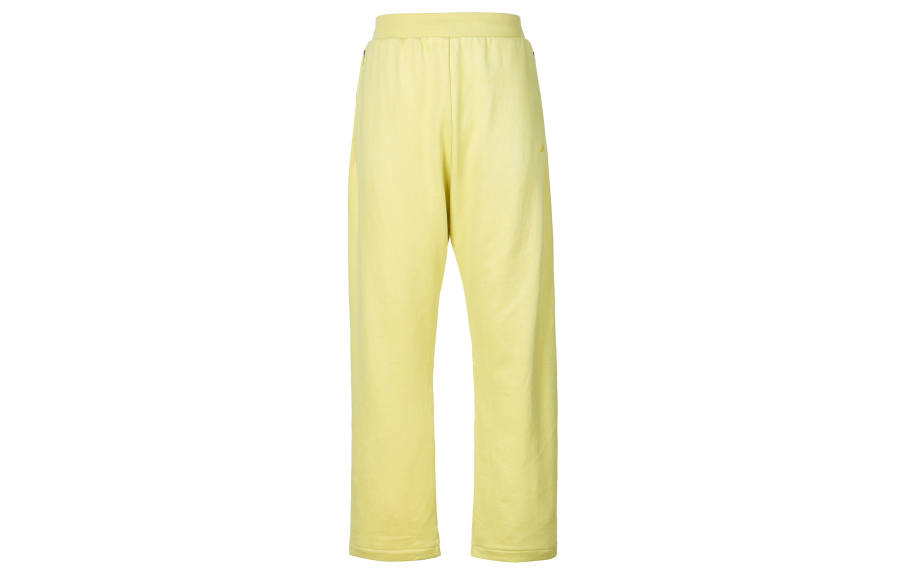 Adidas Adidas THE 2024 COLLECTION Knitted Sweatpants Unisex Gold Moderate Straight Fit Pants