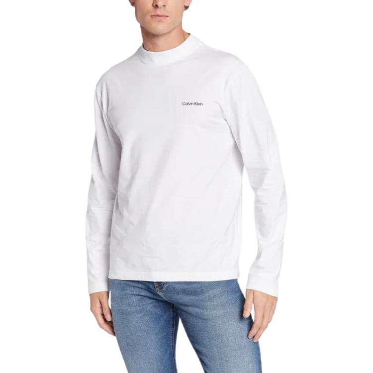 Calvin Klein T Shirts Men's White Crew Neck