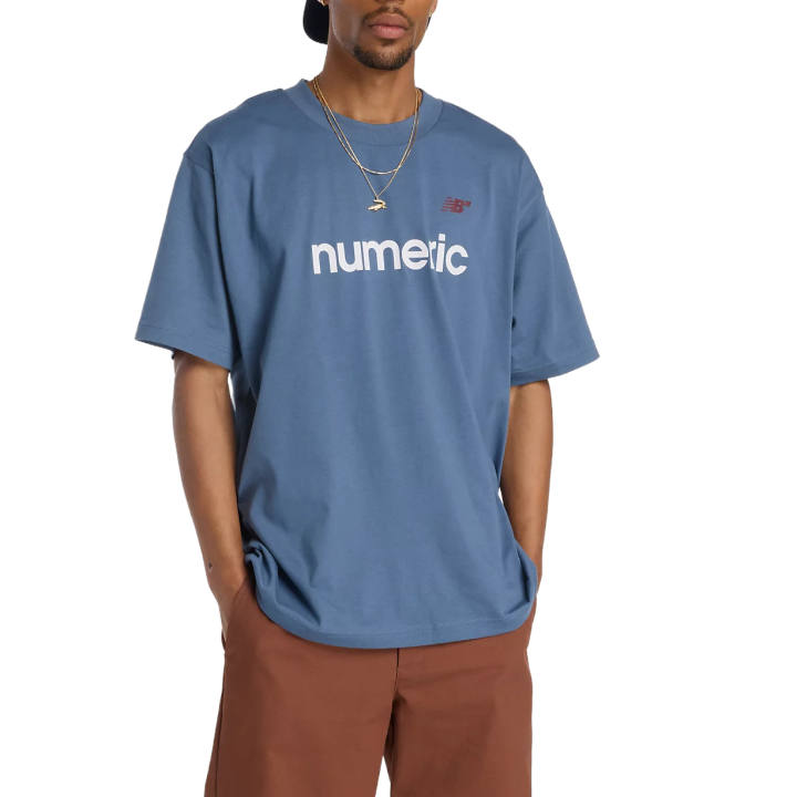 New Balance New Balance T Shirts Men's Blue Crew Neck