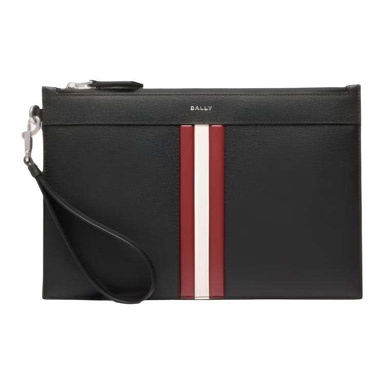 BALLY BALLY Hartland Leather Clutch Bag