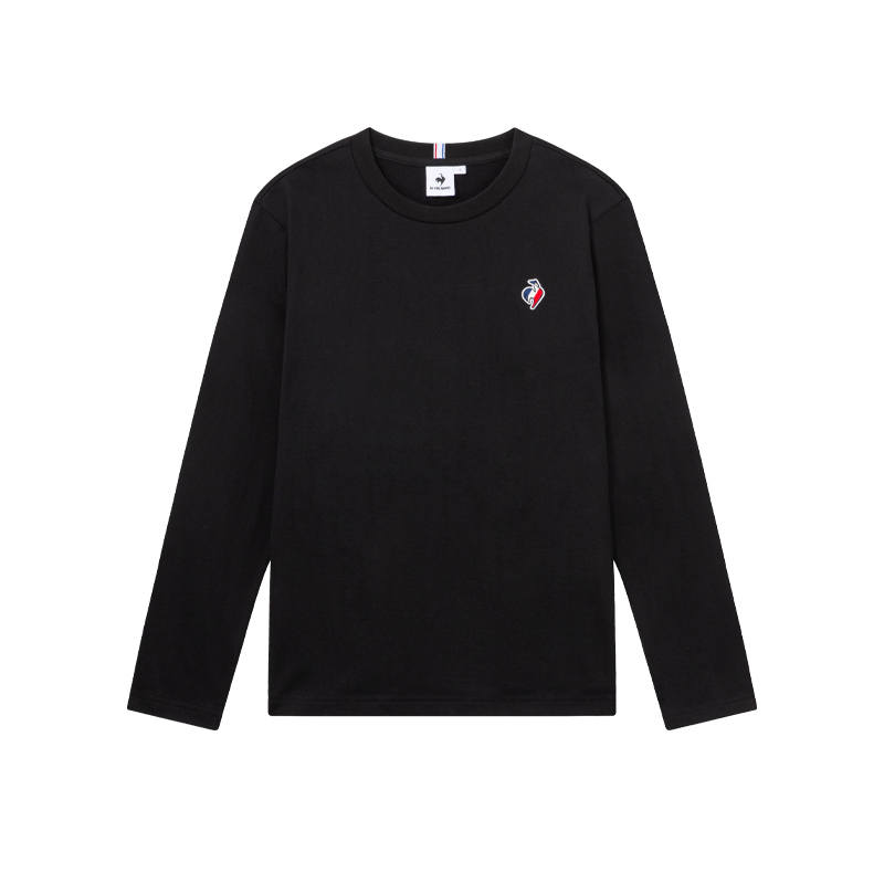 Le Coq Sportif Crew Neck Sports Long Sleeved T Shirt Unisex