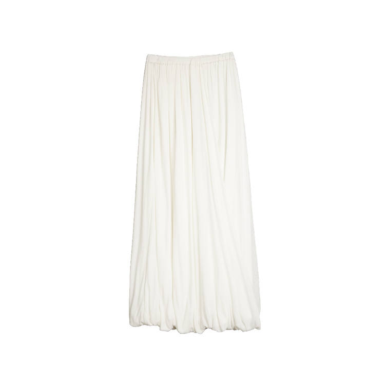 ELLE Casual Long Skirts Women's White Moderate