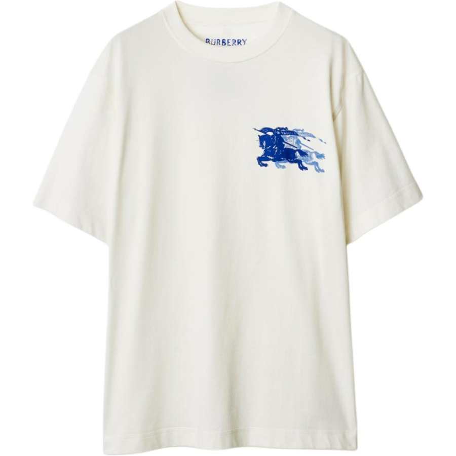 Burberry T Shirt Regular Fit Men's Chalk White