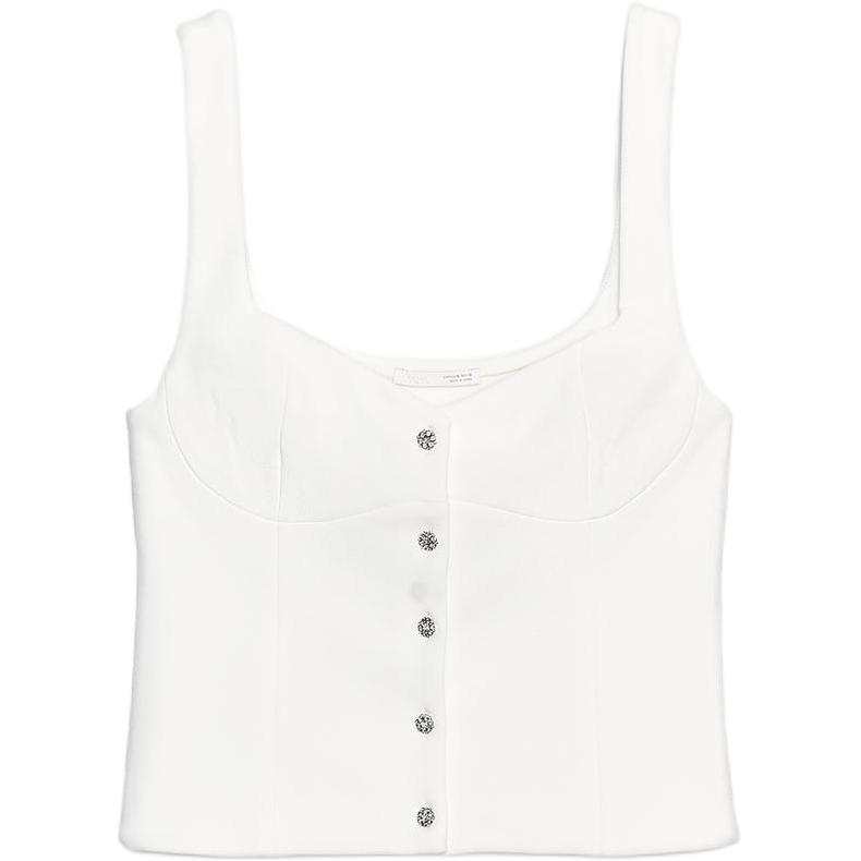 ZARA Camisoles Women's White Moderate