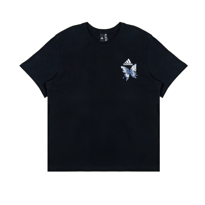 Adidas Adidas T Shirts Unisex Black Crew Neck Moderate Straight Fit