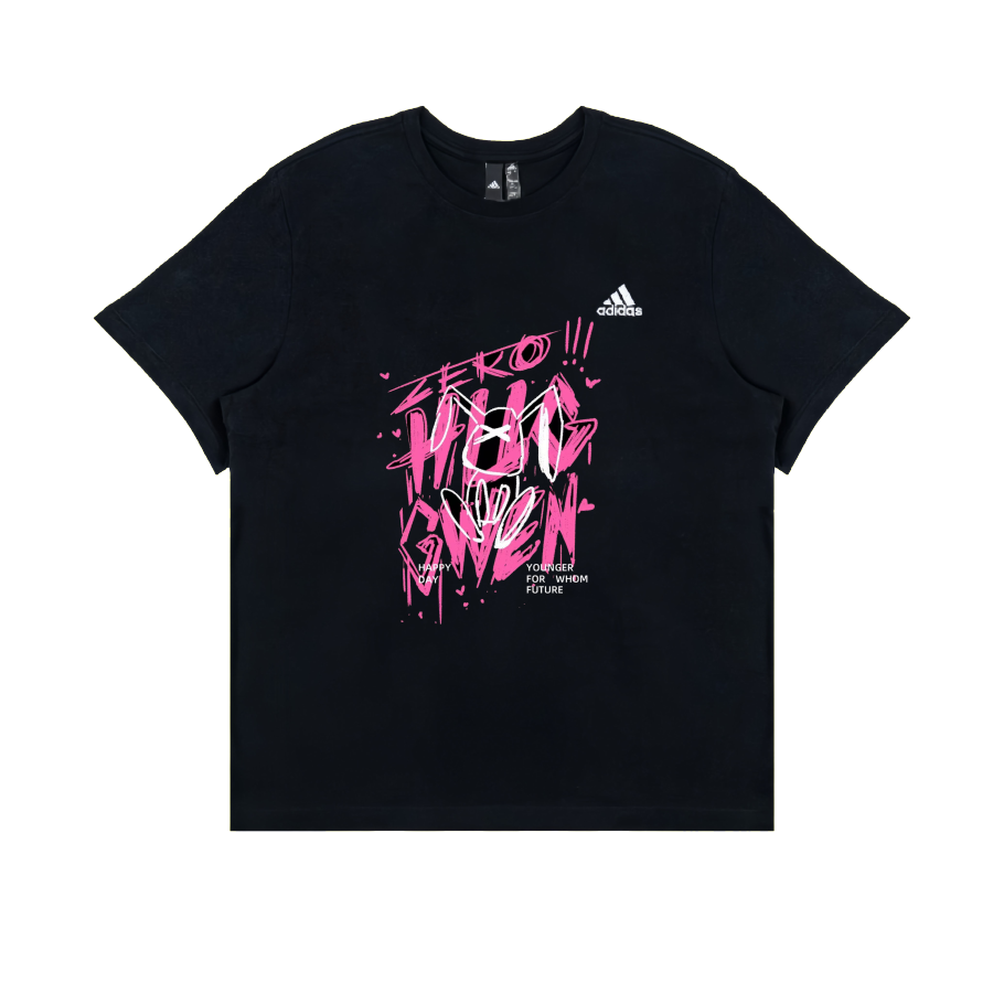Adidas Adidas T Shirts Unisex Black Crew Neck Moderate Straight Fit