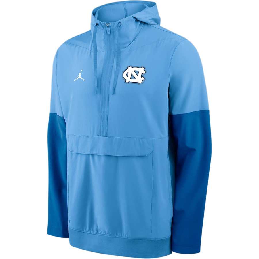 Jordan Jordan North Carolina Anorak Men's Jordan Brand College 1/2-Zip Hooded Jacket