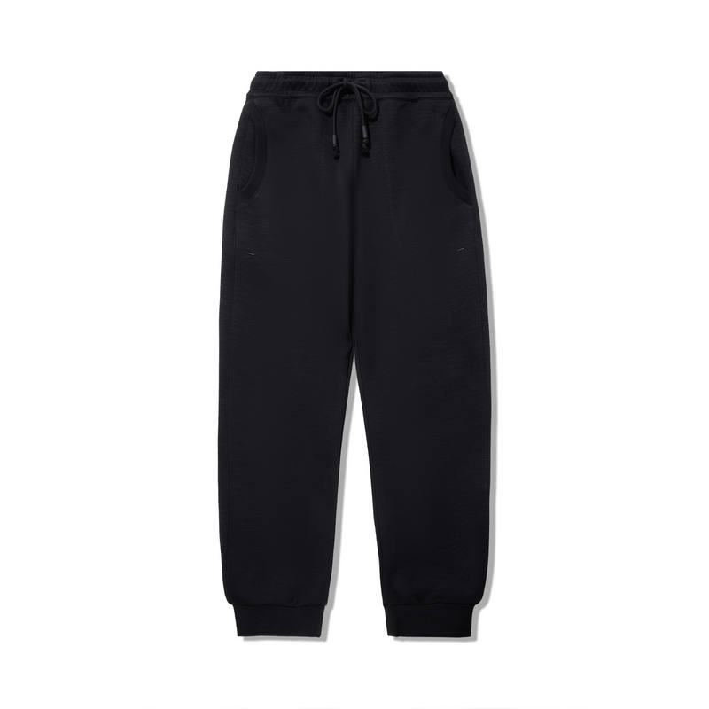 Li-Ning Li Ning Casual Pants Men's Black Moderate Cuffed Pants