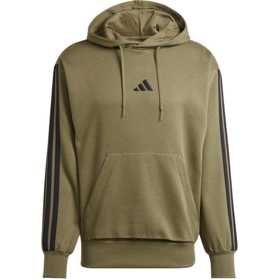 Adidas Adidas Clothing Sweatshirts Men's Green Hooded Moderate