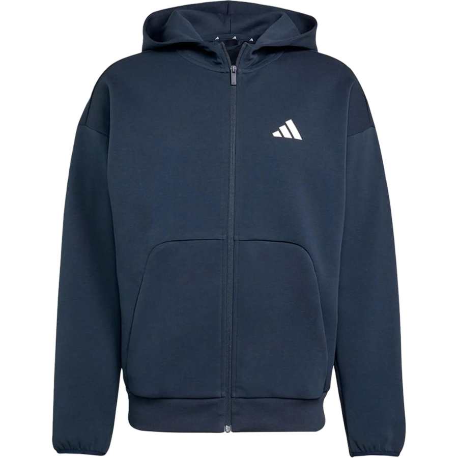 Adidas Adidas Clothing Jackets Men's Navy Blue Hooded Non Detachable Moderate Other