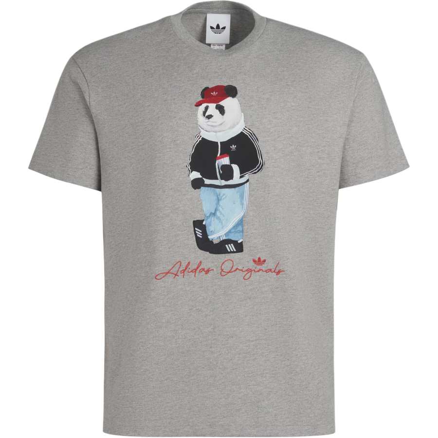 Adidas Originals x DENGZHUOYUE,LIANMINGKUAN SS25 T Shirt Unisex Gray