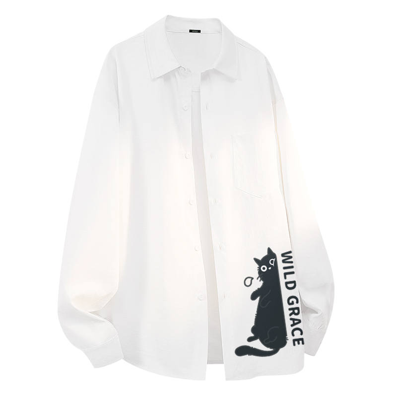 MINISO MINISO Shirts Unisex Lapel Moderate