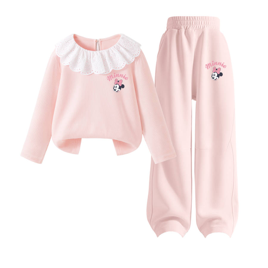 Disney Kids Casual Sportswear Peter Pan Collar Moderate