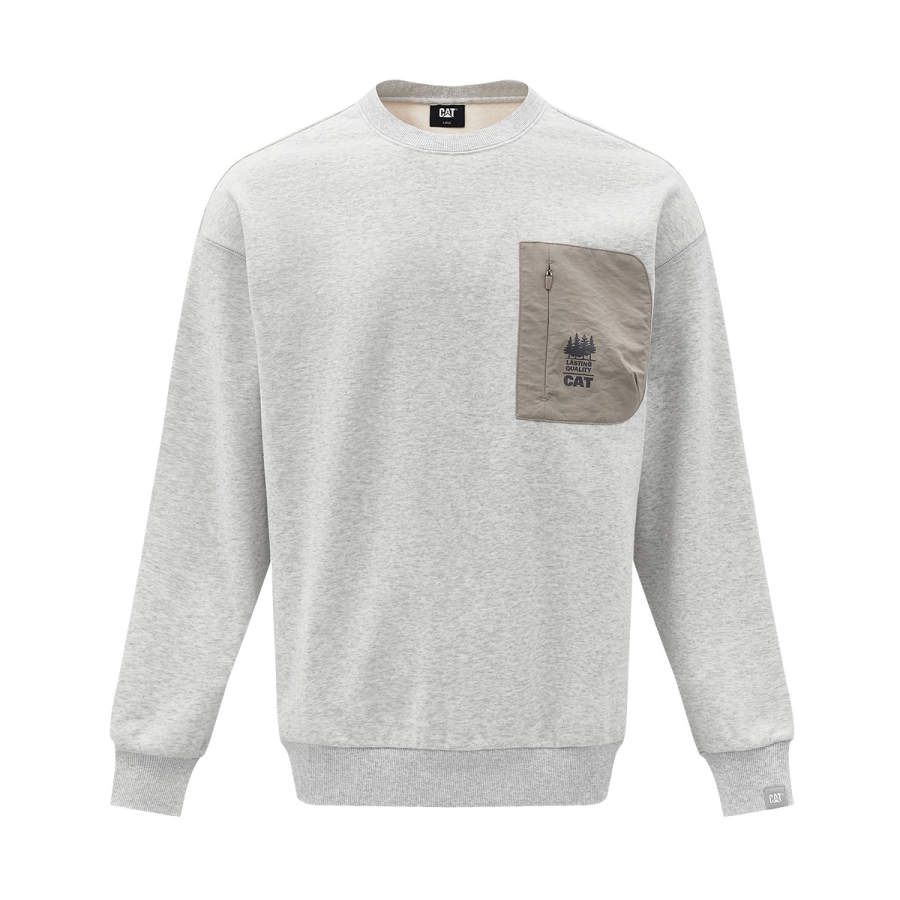 CAT CAT Sweatshirts Men's Crew Neck Thickened Regular