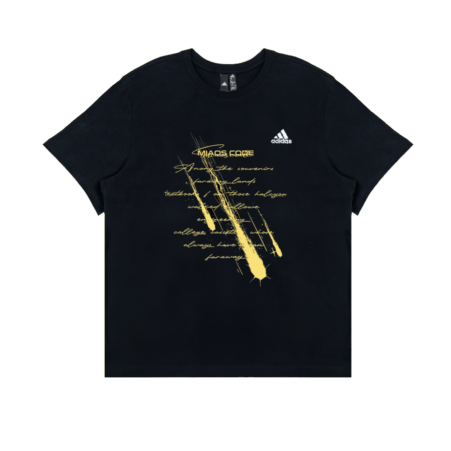Adidas Adidas T Shirts Unisex Black Crew Neck Moderate Straight Fit
