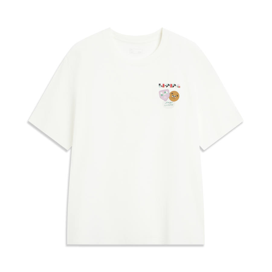 Li-Ning Li Ning Sports Life Collection T Shirt Men's Ivory