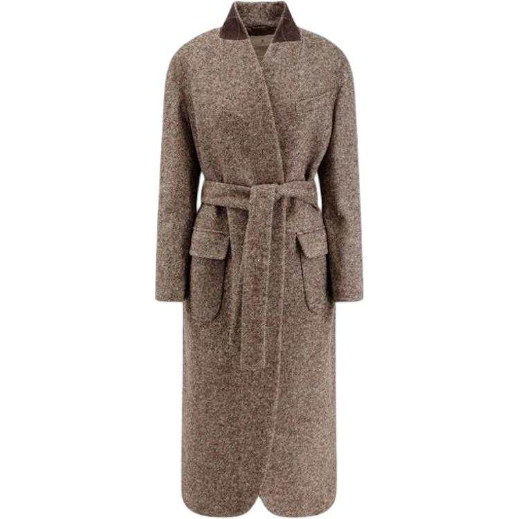 Brunello Cucinelli Brunello Cucinelli Single Breasted Belted Coat