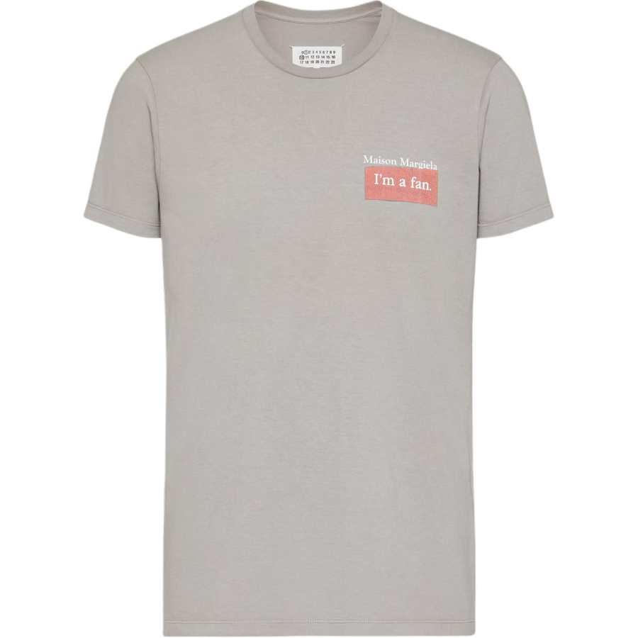 Maison Margiela Logo Patch Crewneck T Shirt