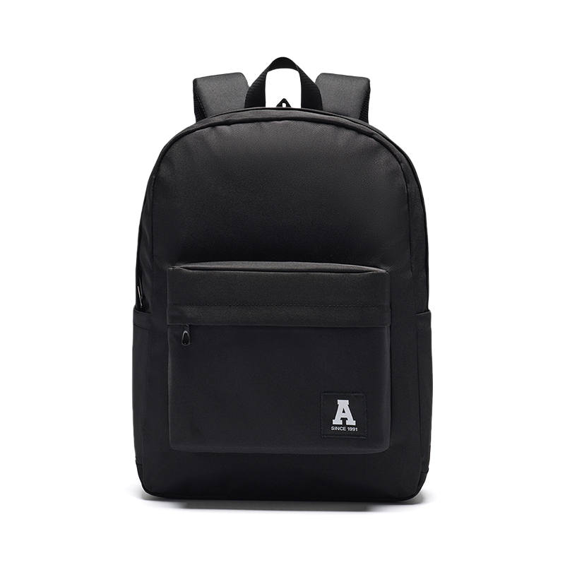 ANTA Anta Life Collection Fabric Top Student Backpack, Students Backpack Regular Unisex Black