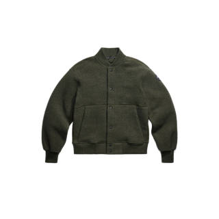 Canada Goose button fleece bomber jacket