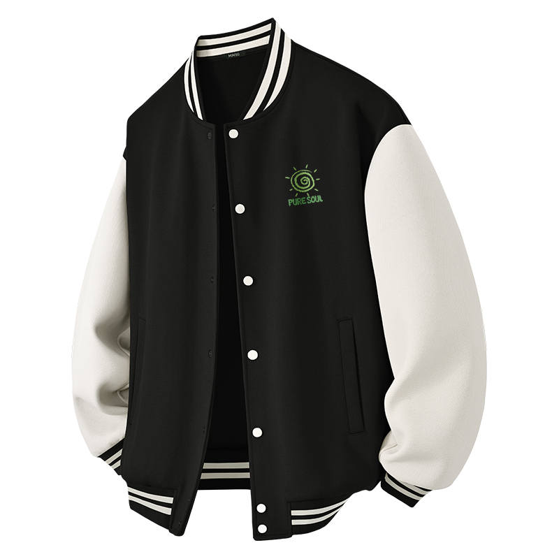 MINISO MINISO Baseball Jerseys Unisex Baseball Collar Moderate Straight Fit