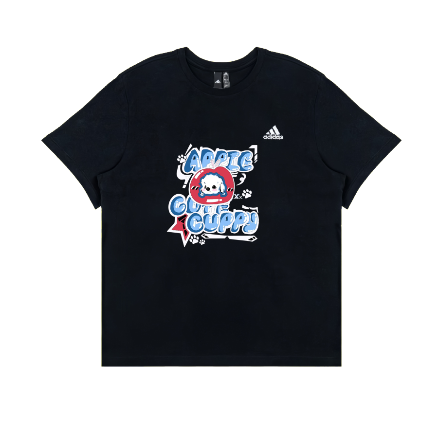 Adidas Adidas T Shirts Unisex Black Crew Neck Moderate Straight Fit