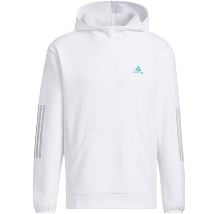 Adidas Adidas Sweatshirts Men's White Hooded Moderate Regular