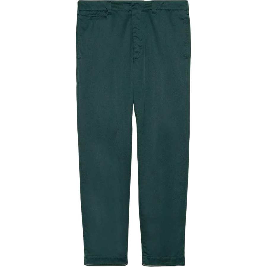 Nanamica Casual Pants Men's Green Moderate Straight Fit Pants