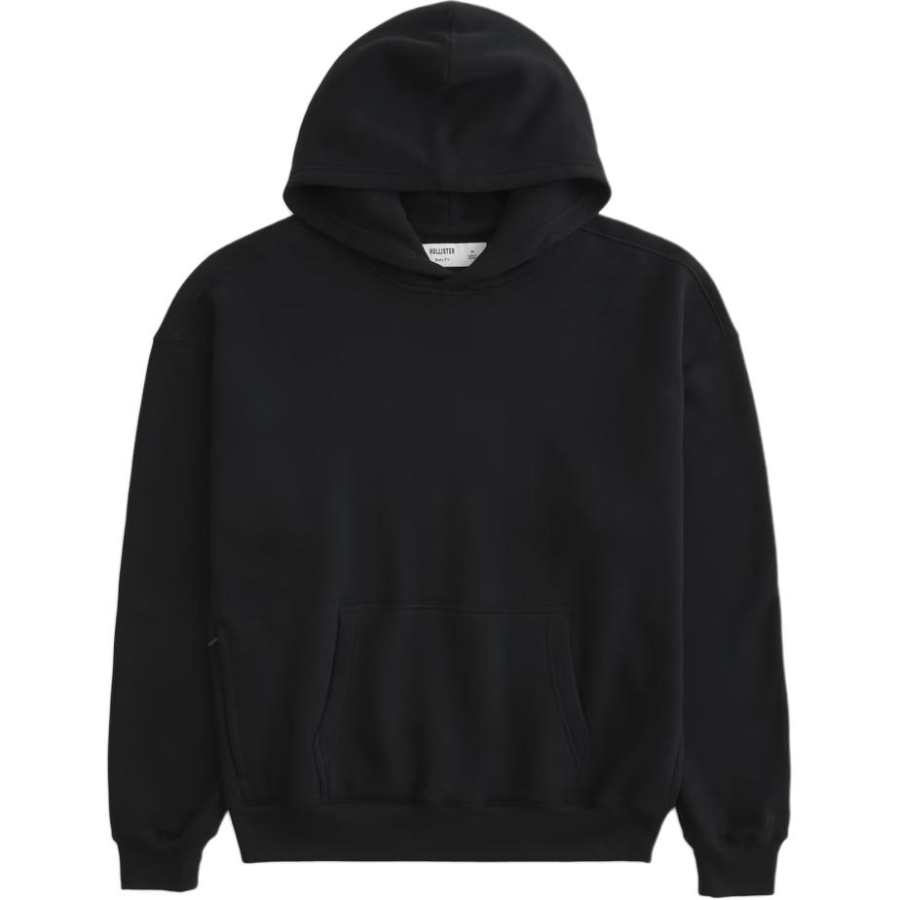 Hollister/ Sweatshirts Men's Black Hooded Moderate