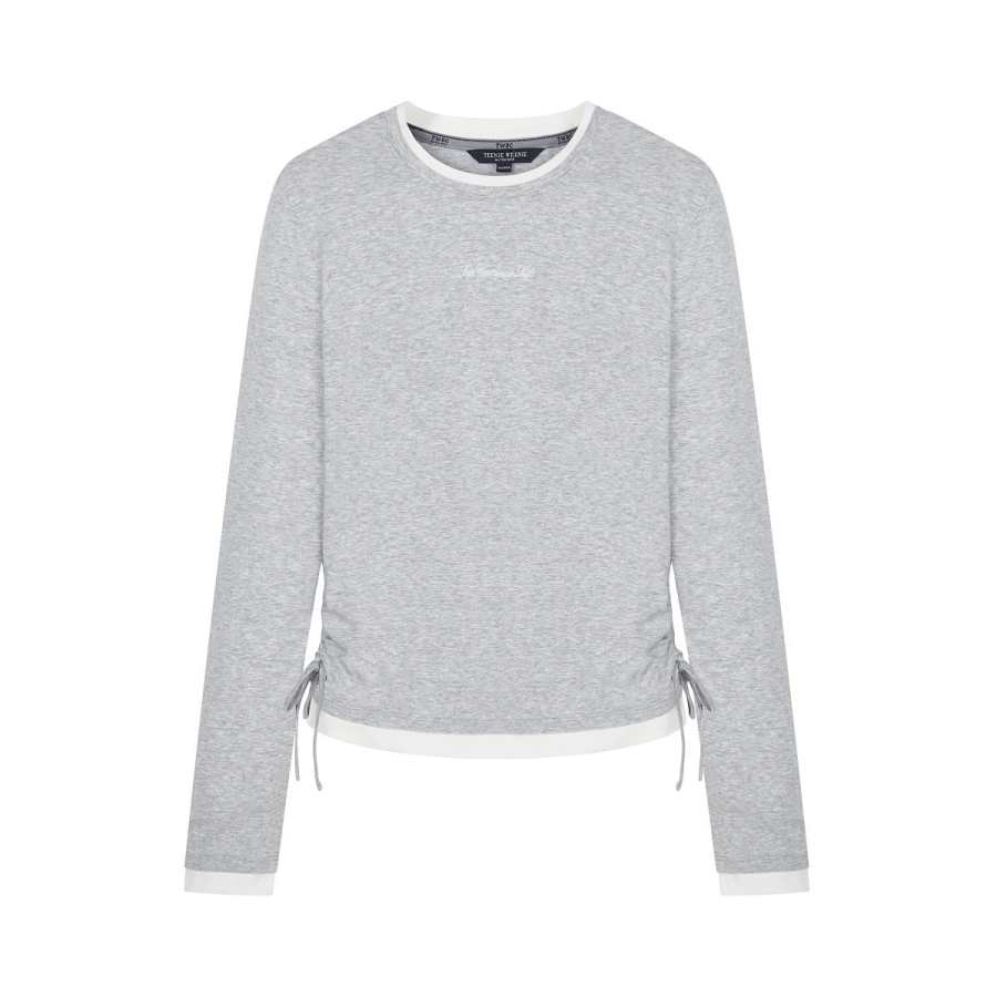 Teenie Weenie T Shirts Women's Crew Neck Moderate Straight Fit