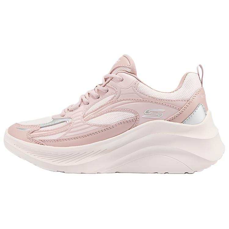 Skechers Casual Breathable Height Increasing Casual Shoes Women's Pink