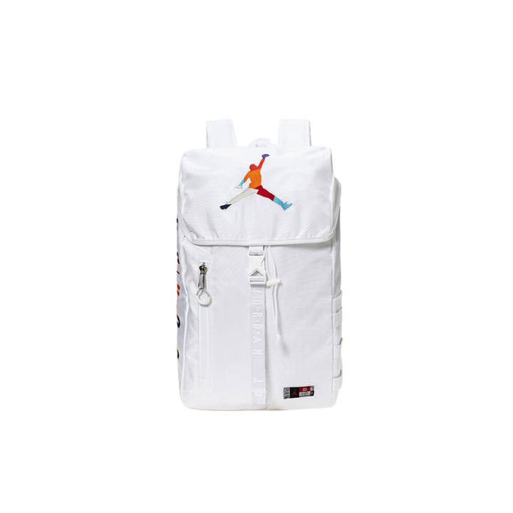 Jordan Jordan Polyester Basketball Bag Backpack Unisex White