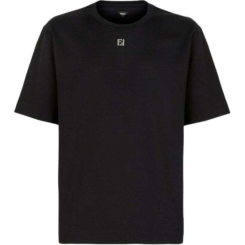 FENDI Ff Plaque Crewneck T Shirt