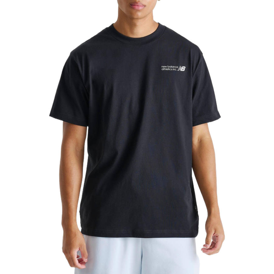 New Balance New Balance T Shirts Men's Black Crew Neck