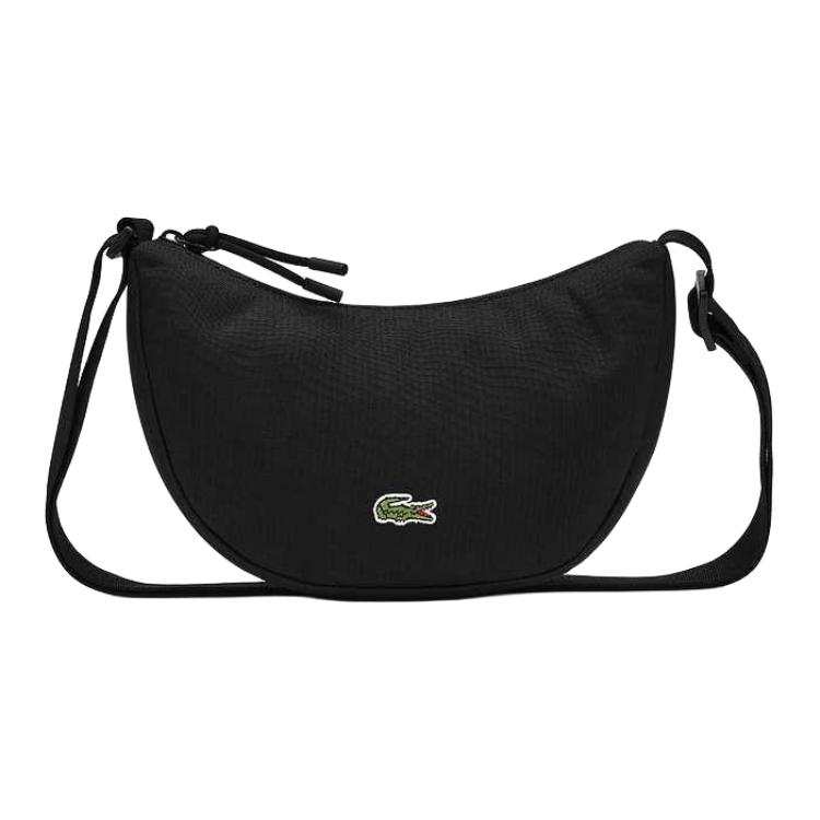 LACOSTE Minimalist Style Crossbody Bags Unisex Black