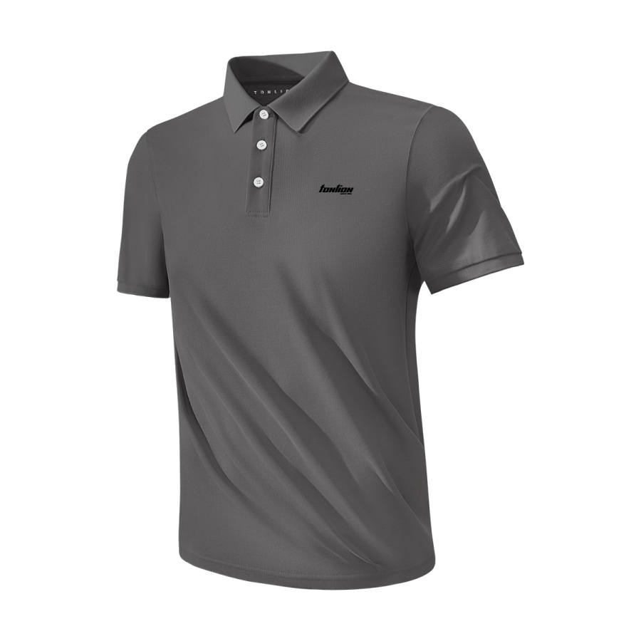Tonlion Polo Shirts Unisex Polo Collar Moderate Straight Fit