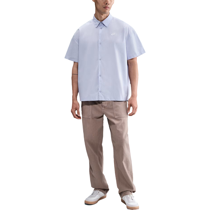 Nike Nike Club Shirts Unisex Ghost Color/White Lapel Moderate