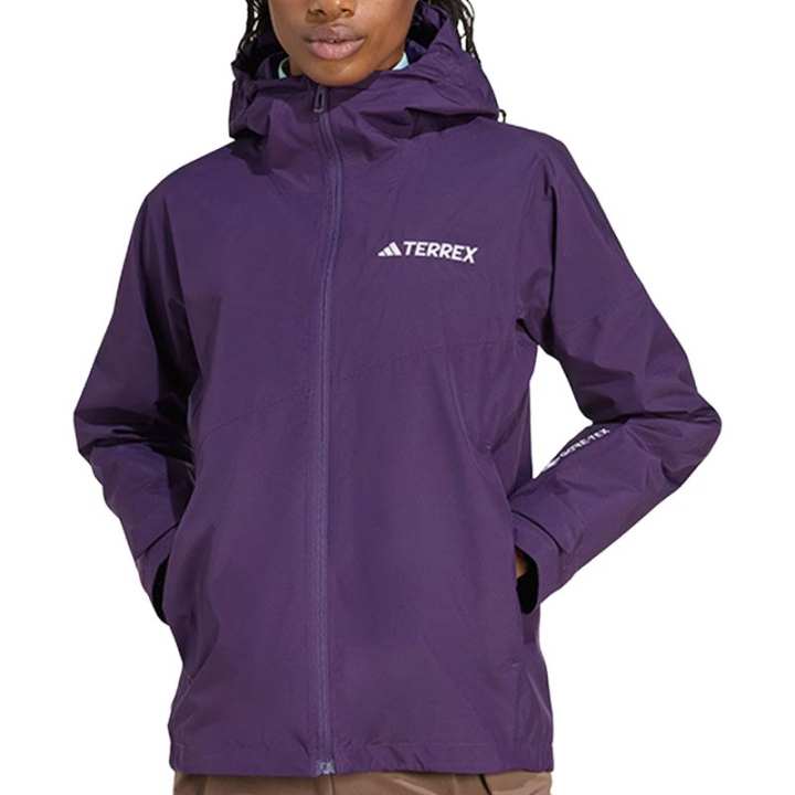 Adidas Adidas Terrex Jackets Women's Purple Hooded Moderate Other