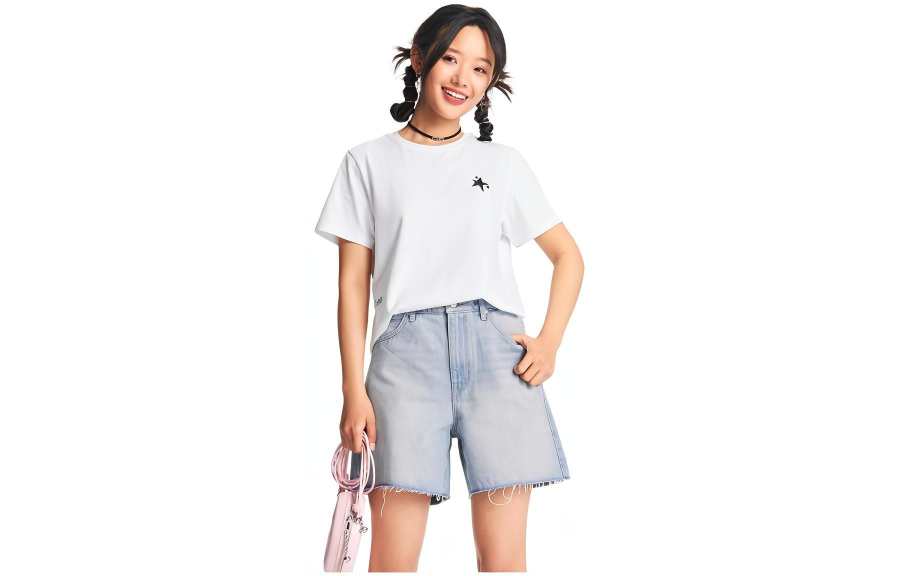 Lee Lee Denim Shorts Women's Light Blue