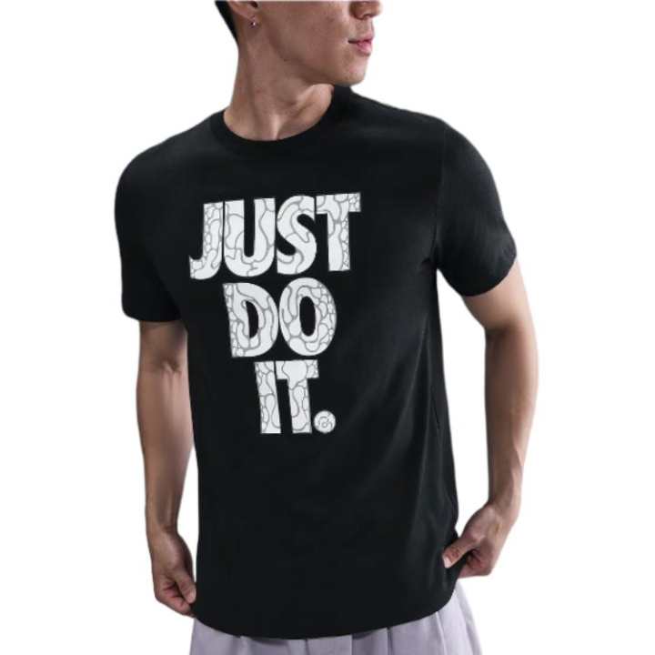 Nike Nike Clothing T Shirts Men's Black Crew Neck