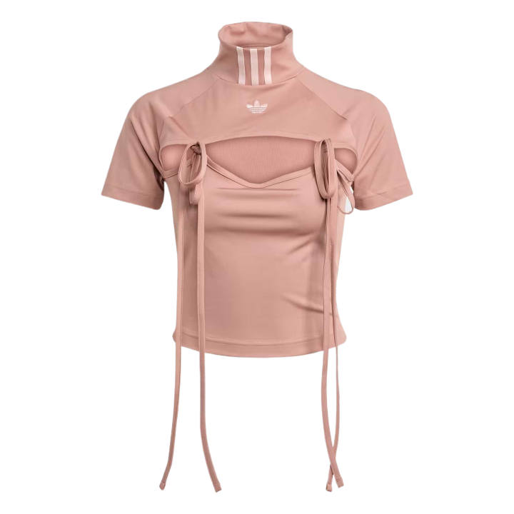 Adidas Adidas T Shirts Women's Pink Turtleneck