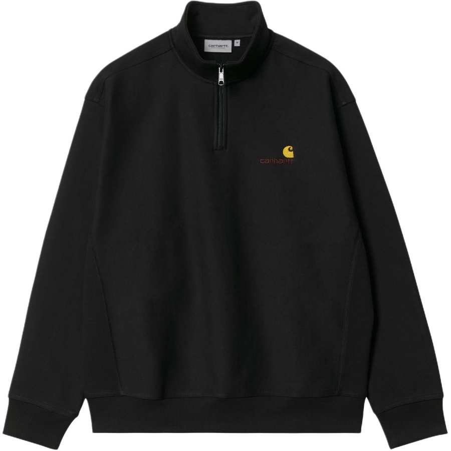 Carhartt WIP American Script Sweat Air Force Half Zip